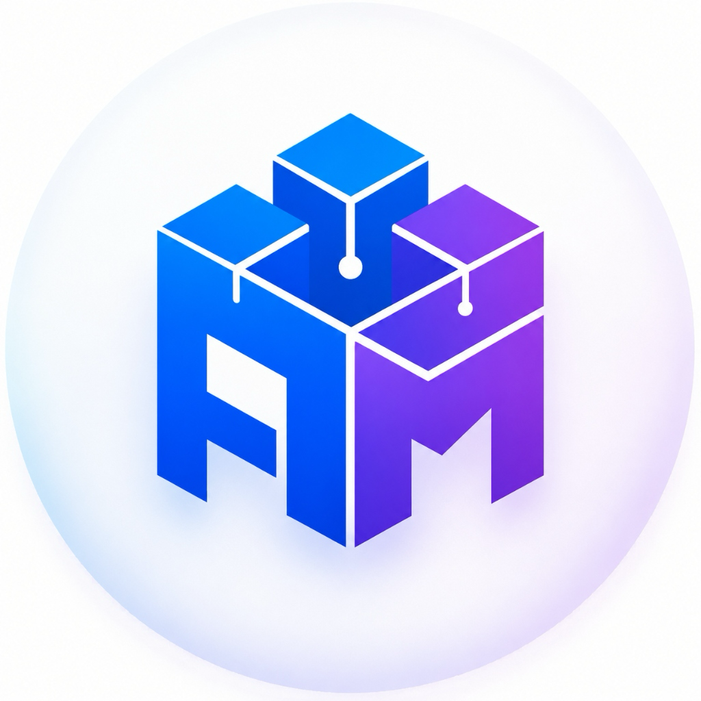 AgentMason 3D Block Logo